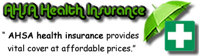 Logo of AHSA Health Insurance, AHSA Health Fund Logo, AHSA Insurance Review Logo