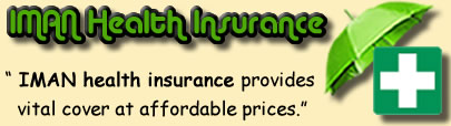Logo of IMAN Health Insurance, IMAN Health Fund Logo, IMAN Insurance Review Logo