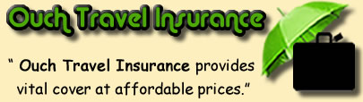 Logo of Ouch Travel Insurance, Ouch Travel Quote Logo, Ouch Travel Insurance Review Logo