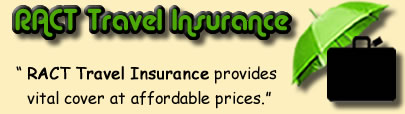 Logo of RACT Travel Insurance, RACT Travel Quote Logo, RACT Travel Insurance Review Logo